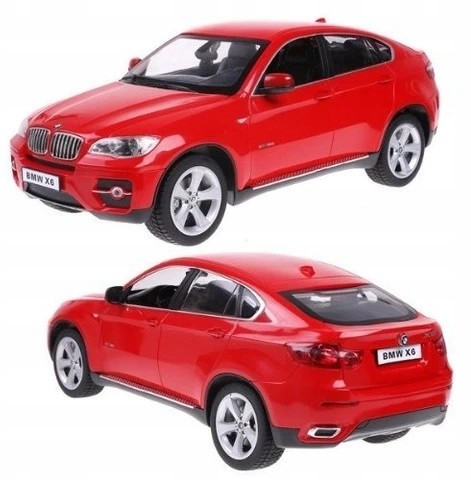 Model Auto Bmw X6 1:24 Biały Rastar 41500