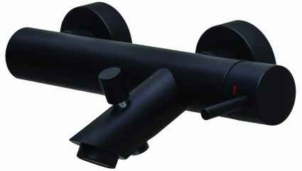 Paffoni Light bateria wannowa czarny mat LIG022NO