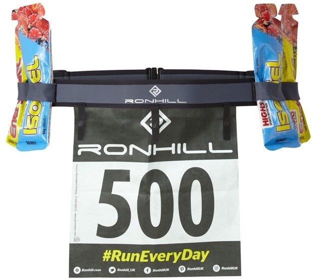 RONHILL RONHILL Pasek na numer startowy RACE NUMBER BELT szary