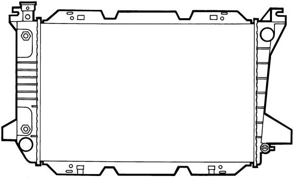 NRF Chłodnica, układ chłodzenia silnika NRF 50378 50378