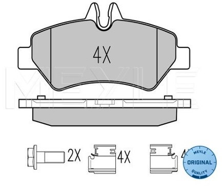 Wulf Gaertner Autoparts Zestaw klocków hamulcowych, hamulce tarczowe Wulf Gaertner Autoparts 025 291 9019