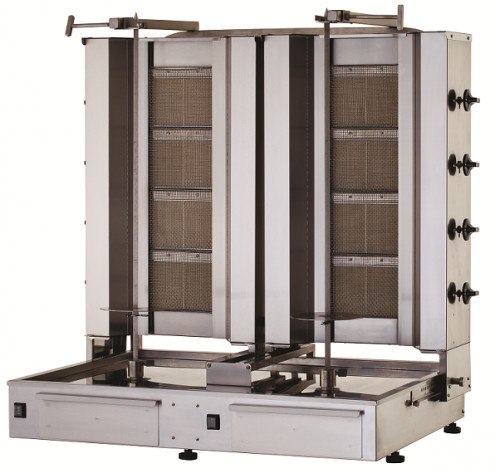 Resto Quality Gyros opiekacz gazowy do kebaba podwójny wsad 120kg KLG224-T KLG224-T