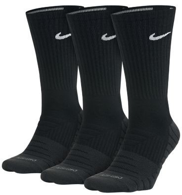 Nike Skarpety tenisowe Dry Cushioned Crew - 3 pary/black SX5547-010