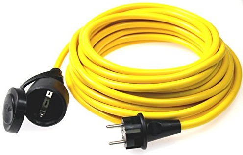 as - Schwabe as-Schwabe K35 AT-N07 V3V3-F 3G1,5 przedłużacz kabla w pancerzu, IP44, do stosowania na zewnątrz, żółty kolor bezpieczeństwa
