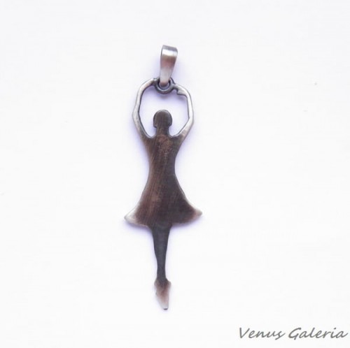 Wisiorek - Baletnica mała czarna 2284