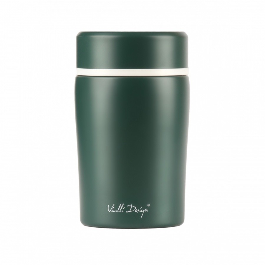 Vialli Design Fuori 0,5 L Ciemny Zielony Termos Obiadowy Ze Stali Nierdzewnej