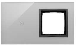 Simon Panel dotykowy Simon 54 Touch DSTR210/72 2 moduły 1 pole dotykowe otwór na osprzęt Simon 54 burzowa chmura DSTR210/72