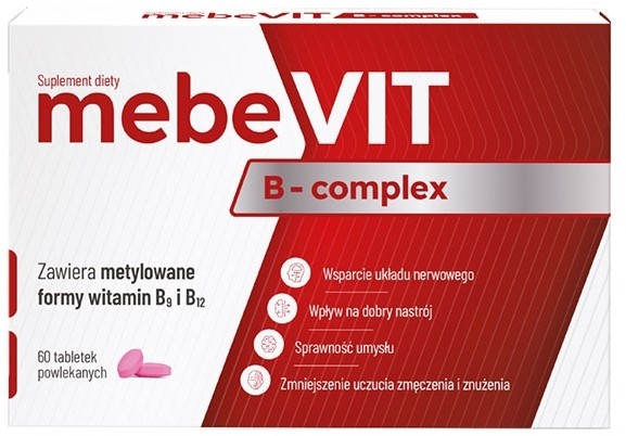 Natur Produkt Zdrovit mebeVIT B-complex x60 tabletek