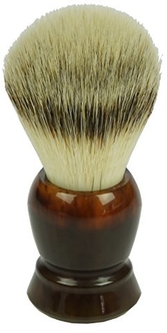 Fantasia pędzel do golenia z uchwytem z syntetyczny  do włosów, tworzywo sztuczne Havanna, wys. 10.5 cm 91867