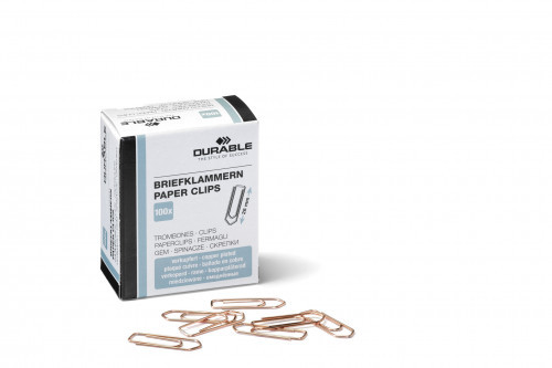 DURABLE Spinacze małe 26mm miedziowane 100 szt. 1204-24