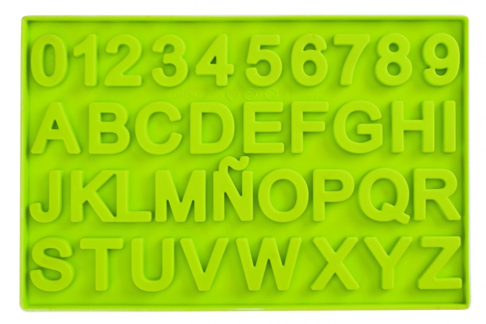 Ibili Forma do czekoladek alfabet 871300 silikonowa