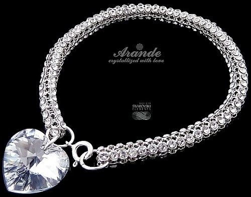 Swarovski Arande Bransoletka CRYSTALLIZED COMET HEART 3612306851