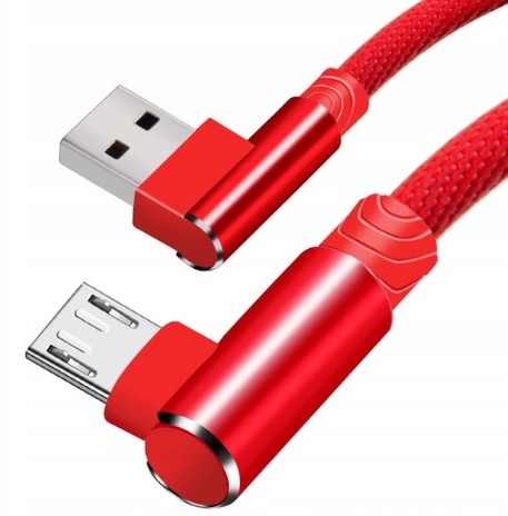 Micro Usb Kabel do Telefonu Kątowy 90 Stopni +fast