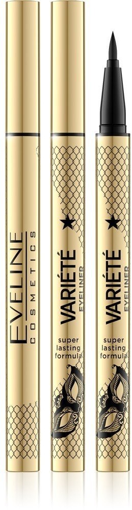 Eveline KOLOROWKA Eyeliner wodoodporny w pisaku Variete - czarny 1szt 121081
