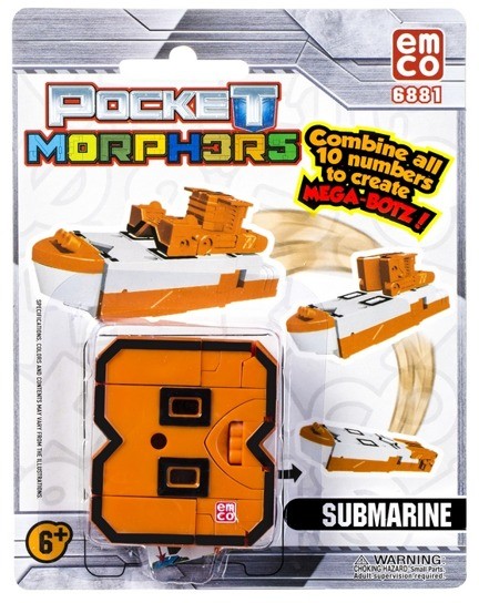 Tm Toys Pocket Morphers Figurka Submarine 8 6881 TM6881