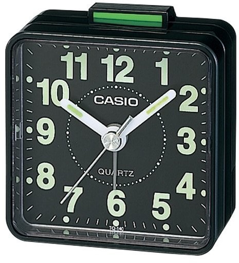 Casio Budzik TQ-140-1 Czarny - Wskazówki Neobrite POLECANY SKLEP GWARANCJA SZYBKA WYSYŁKA 24h MOŻLIWOŚĆ ODBIORU W WARSZAWIE TQ-140-1