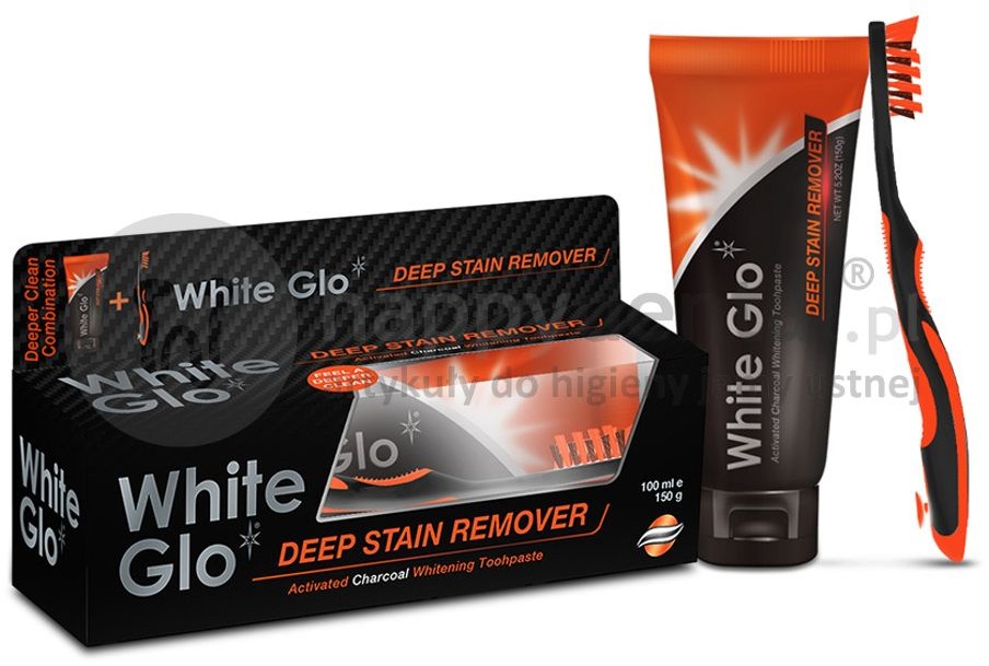 White Glo Barros Laboratories Pasta wybielająca do zębów z aktywnym węglem przywraca zębom naturalną biel
