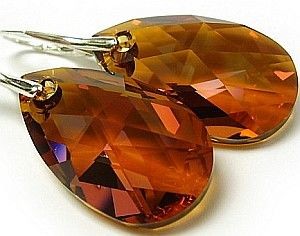 Swarovski Arande duże kolczyki SREBRO 28mm CERTYFIKAT 1342589797