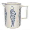 Clayre & Eef Ceramiczny Dzbanek z Motywem Ryb 6CE1244