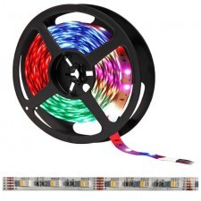 PREMIUM Taśma LED RGBWW 24V 300SMD5050 IP20 RGB + biała ciepła niewodood. - 1m. LUX06301