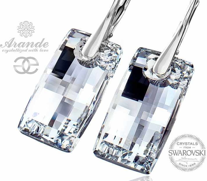 Swarovski kolczyki URBAN COMET SREBRO