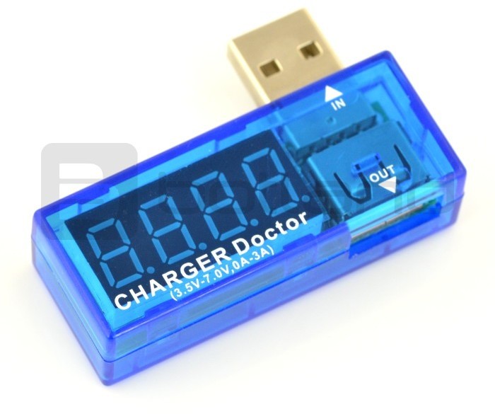 Charger Doctor - miernik prądu i napięcia z portu USB ZAS-04087