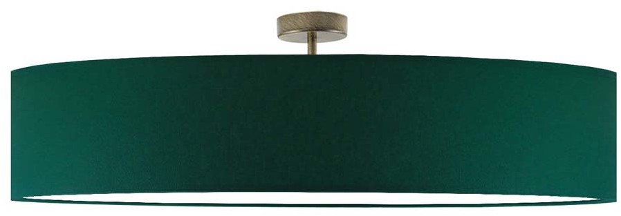 LYSNE Nowoczesna lampa sufitowa GRENADA fi - 100 cm - kolor zieleń butelkowa 14578/15 - kolor zieleń butelkowa