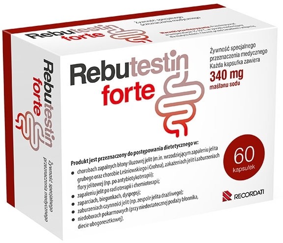 Recordati Rebutestin forte x60 kapsułek