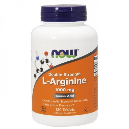 Now Foods L-Arginine Double Strength 1000mg - (120 tab)