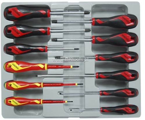 TENG TOOLS Zestaw wkrętaków 9+3 szt izolowane 178210209 MD912N1