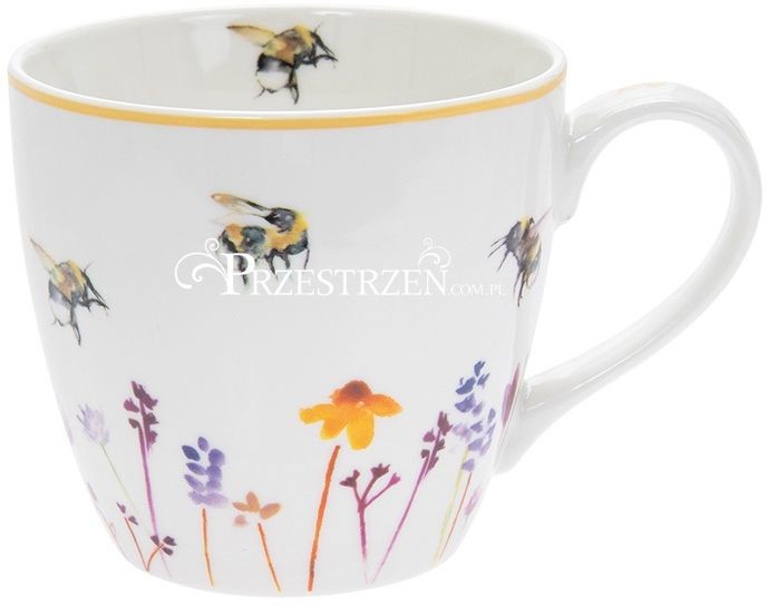 Leonardo Lesser & pavey collection KUBEK PORCELANOWY - PSZCZOŁY - Busy Bees - DUŻY
