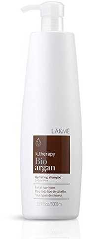 Bio lakmé K. Therapy Argan Hydrating Shampoo wszystkie typy do włosów 1000 ML