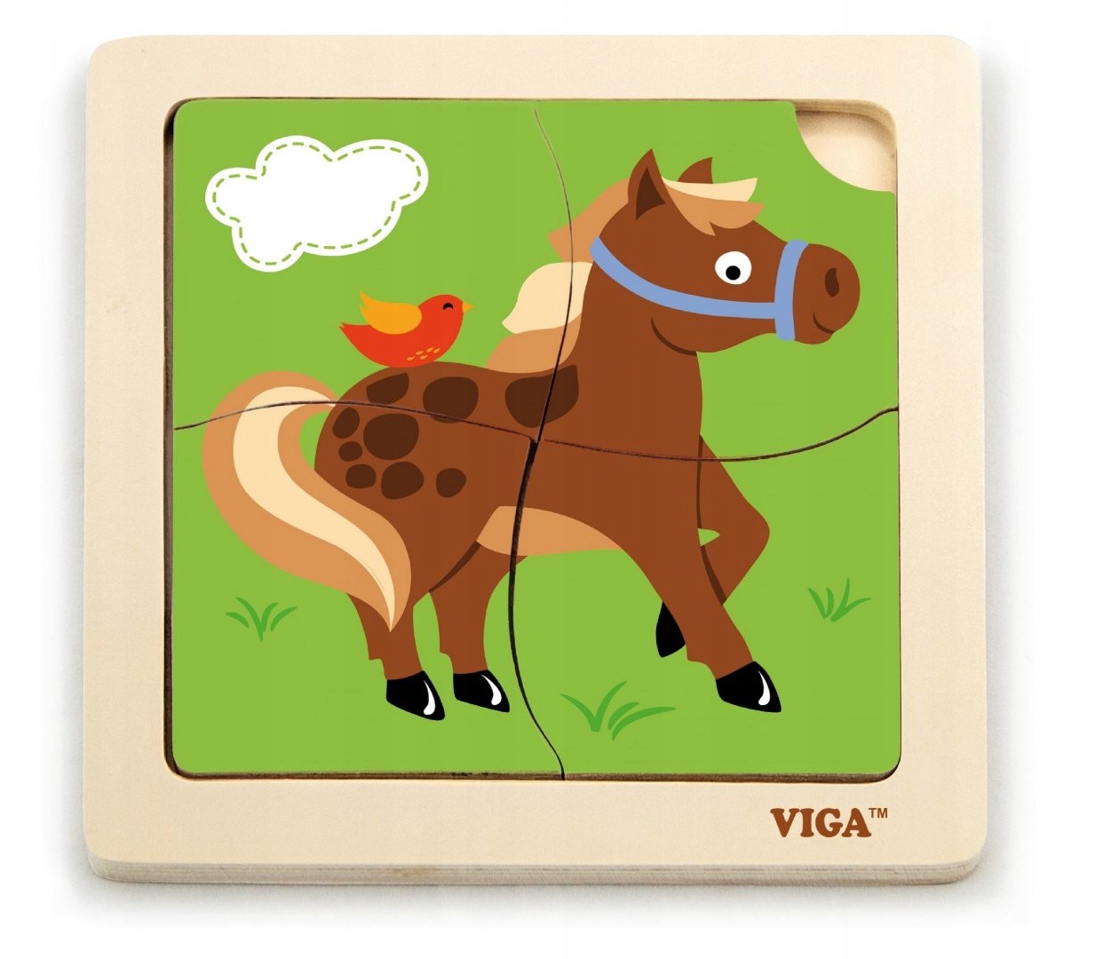 Viga 51312 Puzzle na podkładce - Konik