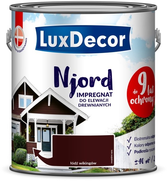 Impregnat do elewacji Njord $234$235d$236 wiking$237w 2 5 l 15758