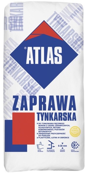 Atlas Zaprawa tynkowa 25 kg ZT-25-MC