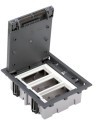 Kontakt CONNECT Puszka podłogowa S500 3-modułowa 6x K45 gł 70mm szary Simon Connect 52050003-035