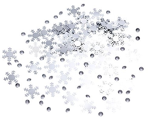 Neviti WDL płatki śniegu-konfetti z przezroczystymi kryształkami (594399)