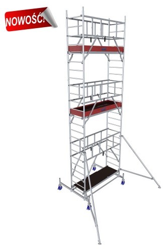 Krause ProTec rusztowanie aluminiowe wys.rob. 7,30m (940148)