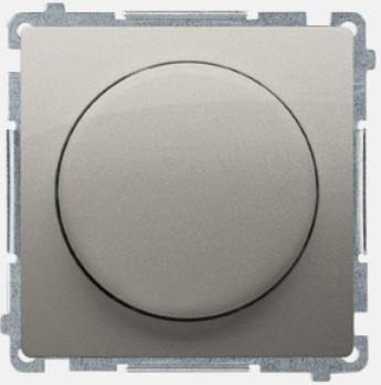 Kontakt KONTAKT_SIMON Ściemniacz przyciskowo - obrotowy do LED BASIC Satyna BMS9L.01/29