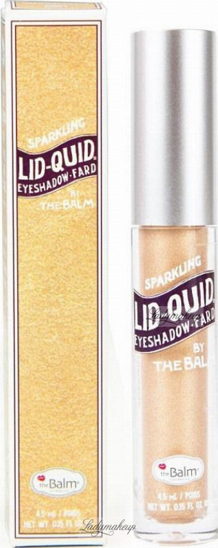The Balm LID-QUID Sparkling Liquid Eyeshadow - Cień do powiek w płynie - 4,5 ml - CHAMPAGNE