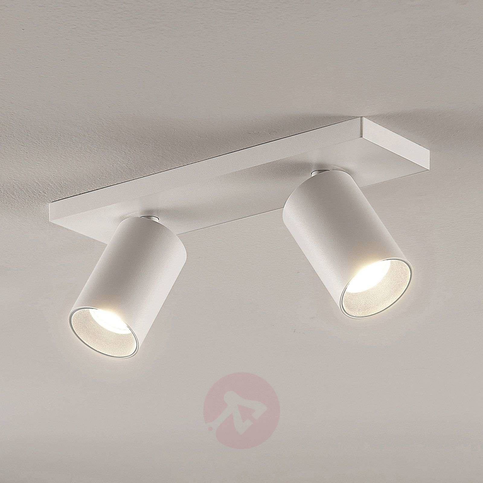 Lampenwelt com Reflektor Brinja, GU10, biały,2-pkt.