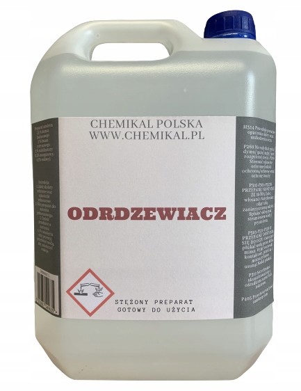 Odrdzewiacz specjalistyczny 5L. Producent