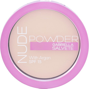 Gabriella Salvete Gabriella Salvete Nude Powder SPF15 puder 8 g dla kobiet 01 Pure Nude 70874