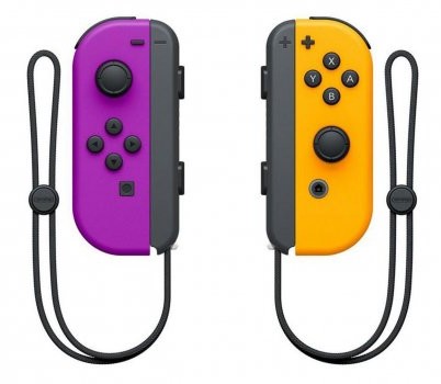 Nintendo Joy-Con Controller Neon Purple/Orange pair