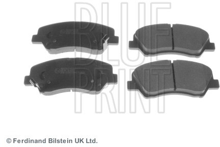 BLUE PRINT Zestaw klocków hamulcowych, hamulce tarczowe ADG042153