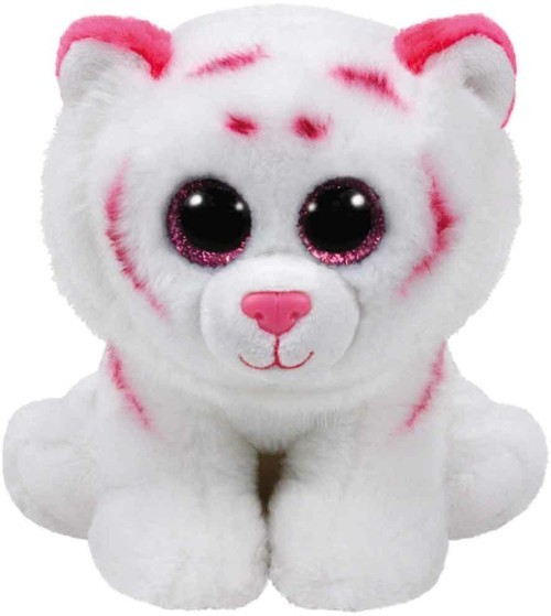 Ty Inc Beanie Babies Tygrys biało-różowy 24 cm