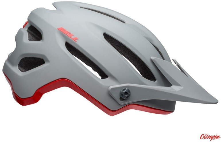 Bell mtb 4FORTY cliffhanger matte gloss gray crimson BEL-7101644