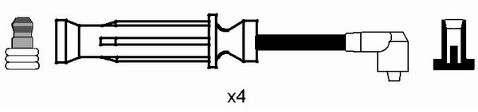 NGK Zestaw przewodów zapłonowych 8266