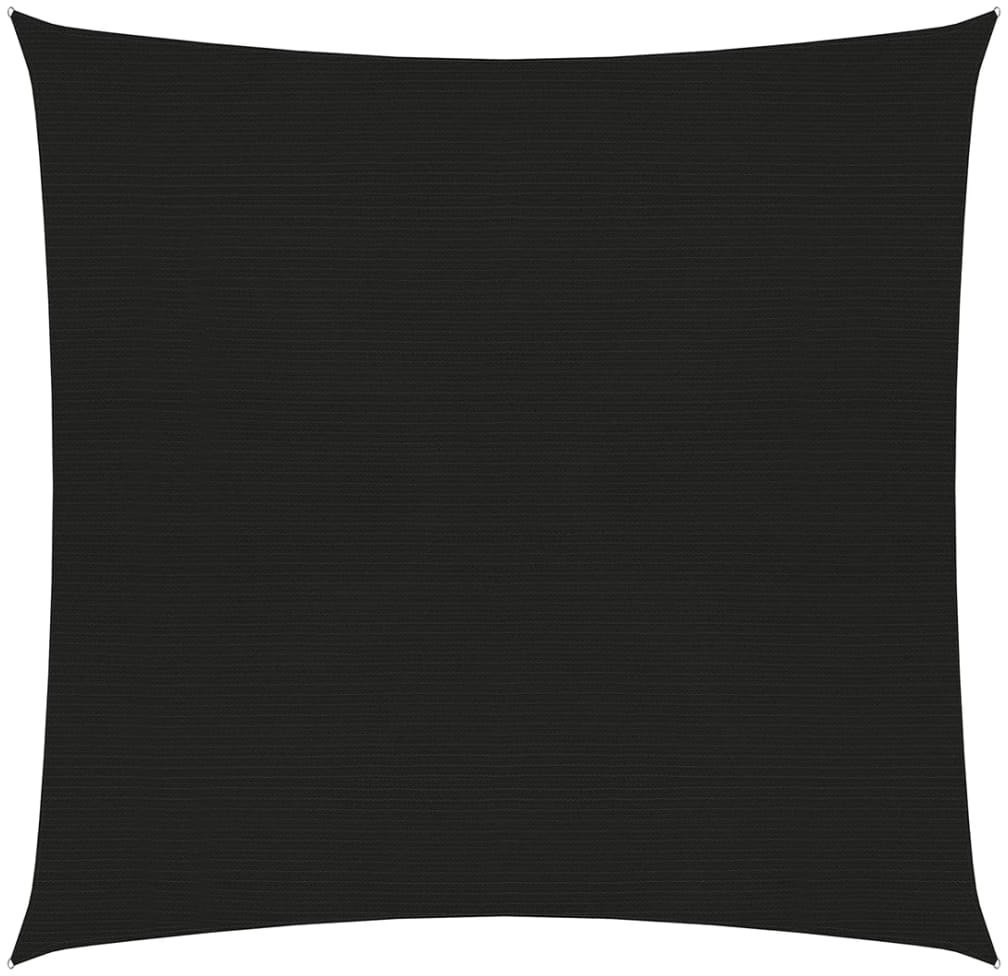 vidaXL Żagiel przeciwsłoneczny, 160 g/m, czarny, 2,5x2,5 m, HDPE 311713
