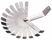 Sata Szczelinomierz listkowy 16 płytek giętych 09402